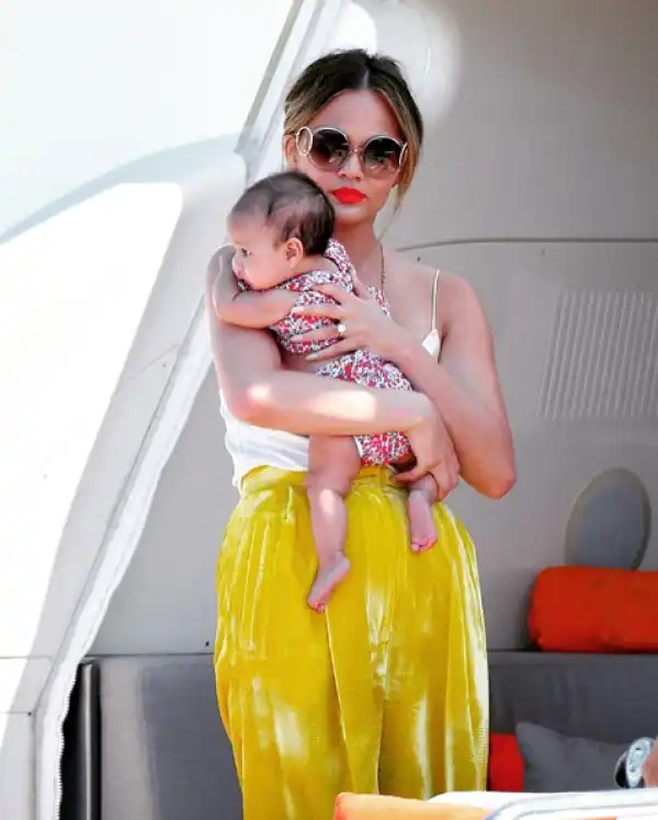 Chrissy Teigen reveals that she keeps her daughter